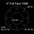 4" Full Face Flange Gasket (w/8 Bolt Holes) - 150 Lbs. - 1/8" Thick EPDM