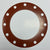 10" Full Face Flange Gasket (w/12 Bolt Holes) - 150 Lbs. - 1/8" Thick (SBR) Red Rubber