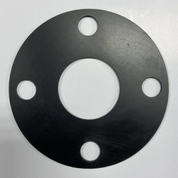 3/4" Full Face Flange Gasket (w/4 Bolt Holes) - 150 Lbs. - 1/8" Thick Neoprene