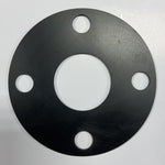 2" Full Face Flange Gasket (w/4 Bolt Holes) - 150 Lbs. - 1/8" Thick Neoprene