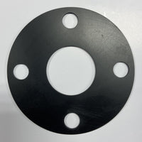 2" Full Face Flange Gasket (w/4 Bolt Holes) - 150 Lbs. - 1/16" Thick Neoprene