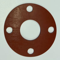 Flange Kit  3" Full Face 150# 1/16" Thick (SBR) Red Rubber Gasket & Bolt Pack