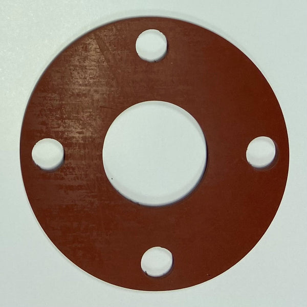 Flange Kit  3" Full Face 150# 1/8" Thick (SBR) Red Rubber Gasket & Bolt Pack