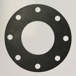 6" Full Face Flange Gasket (w/8 Bolt Holes) - 150 Lbs. - 1/16" Thick Neoprene