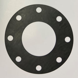 6" Full Face Flange Gasket (w/8 Bolt Holes) - 150 Lbs. - 1/16" Thick Neoprene