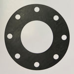 4" Full Face Flange Gasket (w/8 Bolt Holes) - 150 Lbs. - 1/8" Thick EPDM