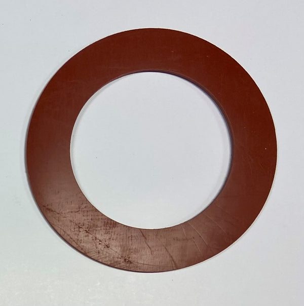 5" Ring Flange Gasket - 150 Lbs. - 1/16" Thick (SBR) Red Rubber
