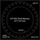 API 650 Shell Manway Gasket 24" Full Face - 1/8" Thick Viton™