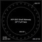 API 650 Shell Manway Gasket 24" Full Face - 1/8" NSF-61 Durlon 7910