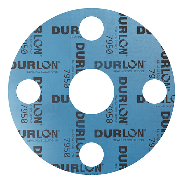 3/4" Full Face Flange Gasket (w/4 Bolt Holes) - 150 Lbs. - 1/8" Thick Durlon 7950