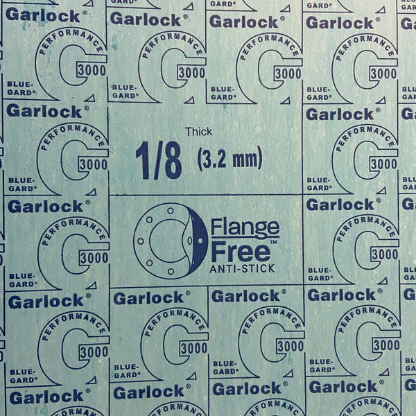Sheetgoods - 1/8" Thick Garlock Blue-Gard 3000